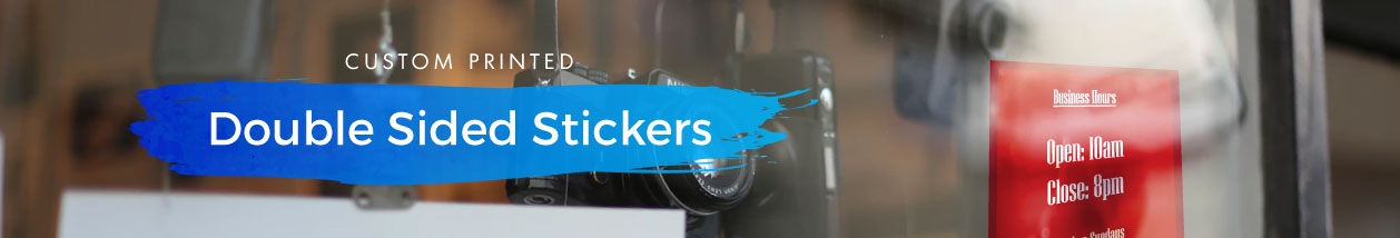 Double-Sided Window Stickers Double-Sided Window Stickers