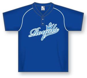 BA1344 Two-Button Dryflex Pullover Baseball Jersey