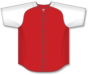 BA1875 Proflex Two Colour Full-Button Baseball Jerseys