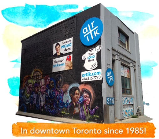 Come and visit our custom print shop in Toronto :) Welcome to our Downtown Toronto Artik location!